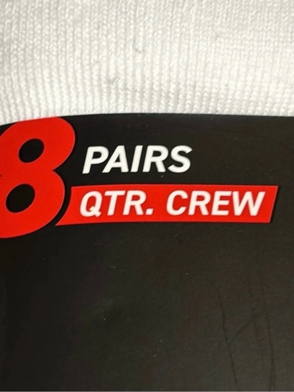 New Puma Socks Men’s Quarter Crew Socks 8 Pair Black & White Athletic Casual